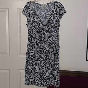 Evan Picone faux wrap dress